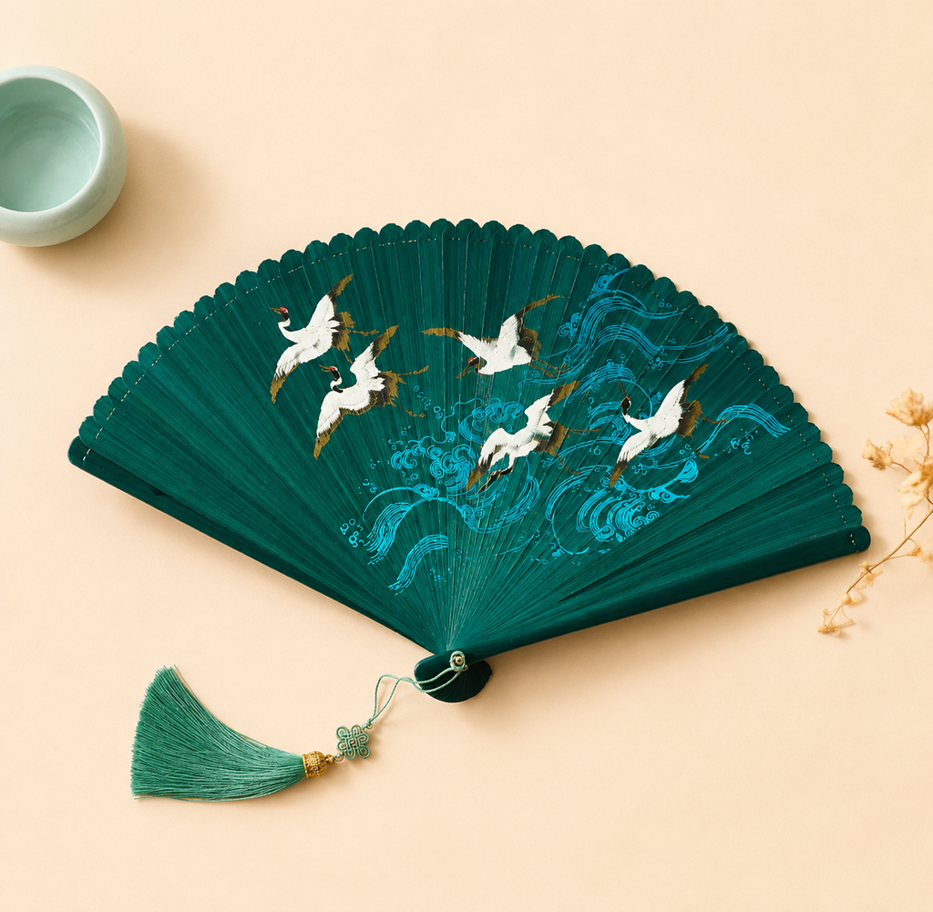 Éventail pliant – style traditionnel chinois