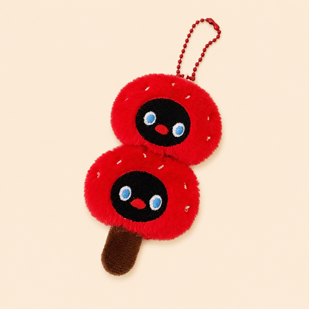 Pendentif porte-clés en peluche – création originale de Noël