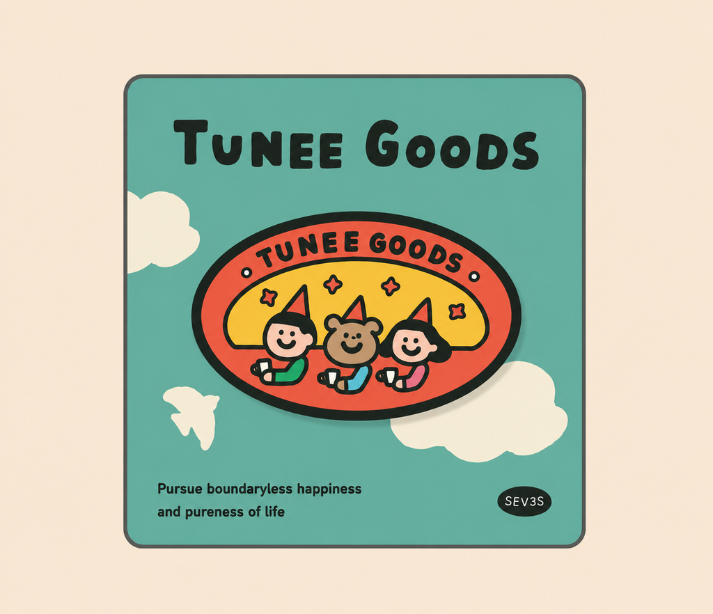 Pins –  TUNEE GOODS, badge en métal émaillé