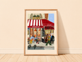 Affiche illustrée – SUN YiMeng, série d’illustrations originales sur Paris
