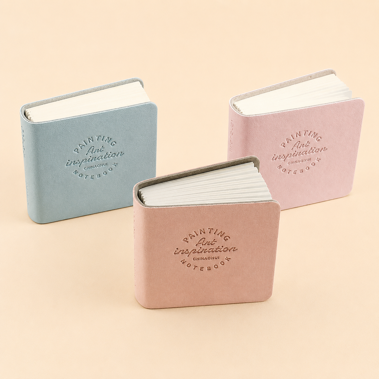 Mini carnet – carnet de dessin de poche mignon, pages blanches
