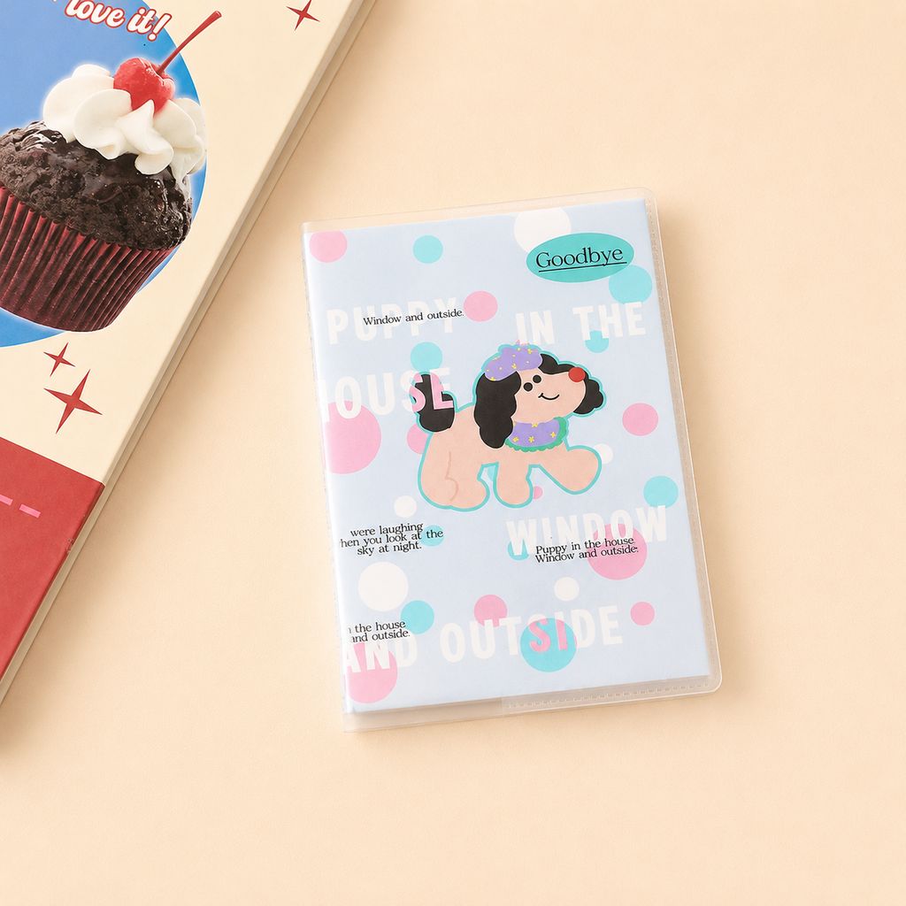Carnet de poche A7 – série “Au revoir petit chien”, couverture souple