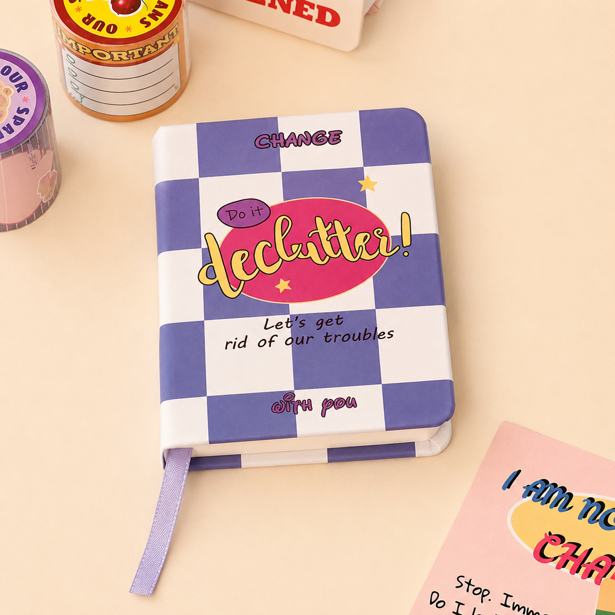 Carnet de poche A7 – style rétro américain
