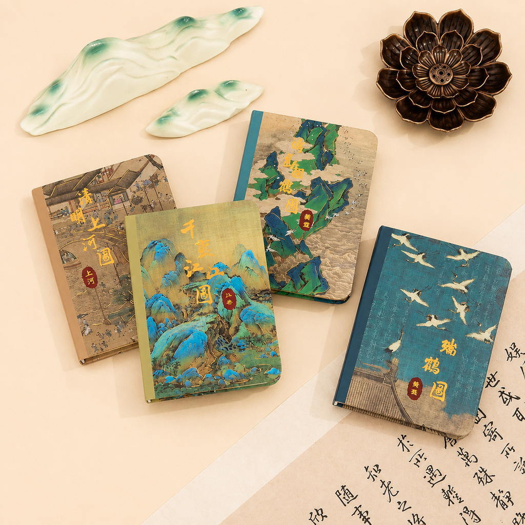 Carnet de poche A7 – Style chinois traditionnel