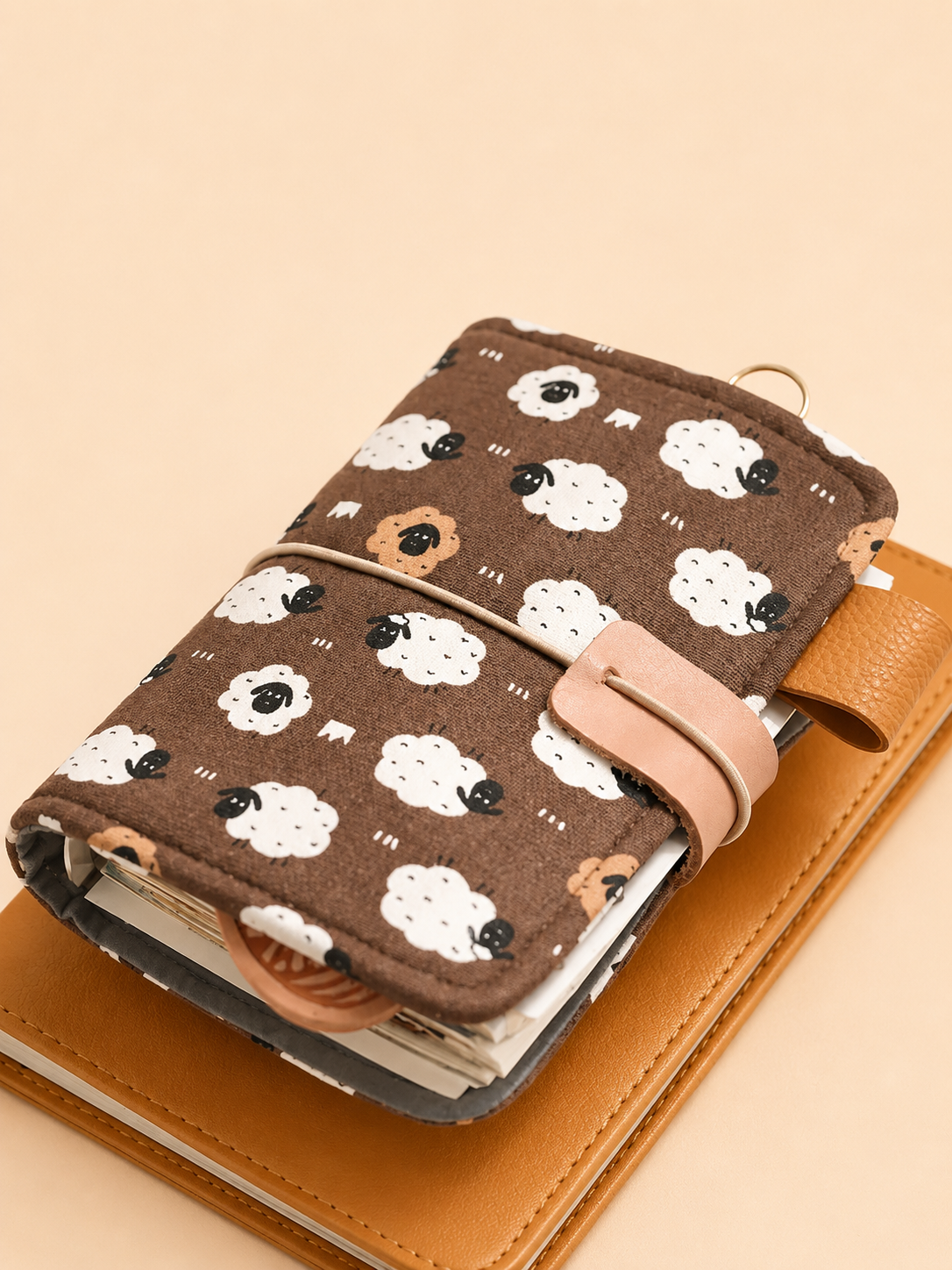 Carnet fait main à feuilles mobiles 80 × 120 mm