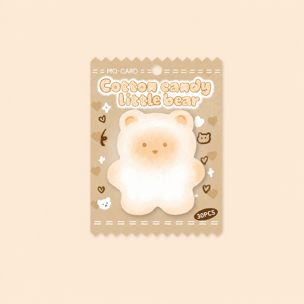 Post-it - Animaux mignons barbe à papa