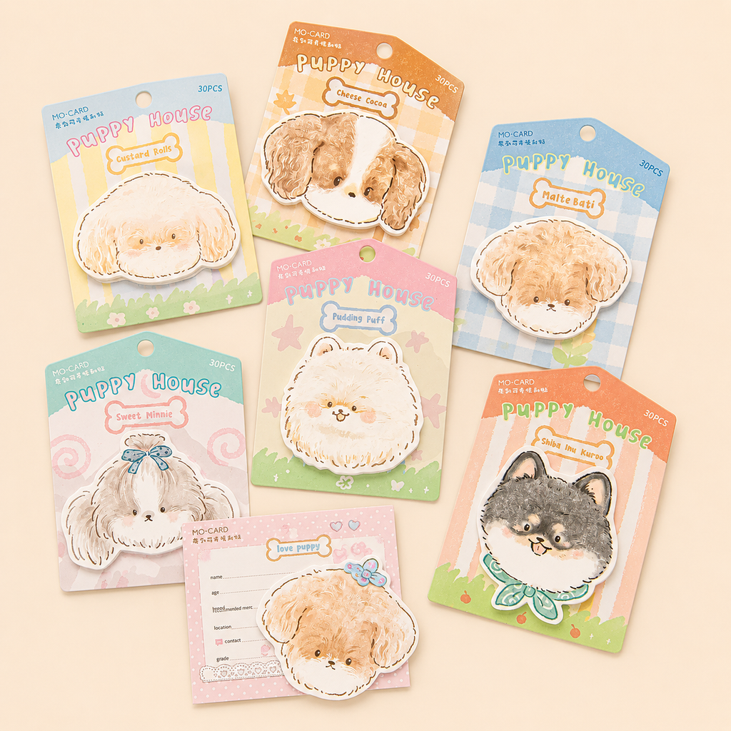 Post-it Mo Card – dessins cartoon mignons