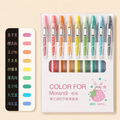 Lot de 9 Stylos Couleurs Soft