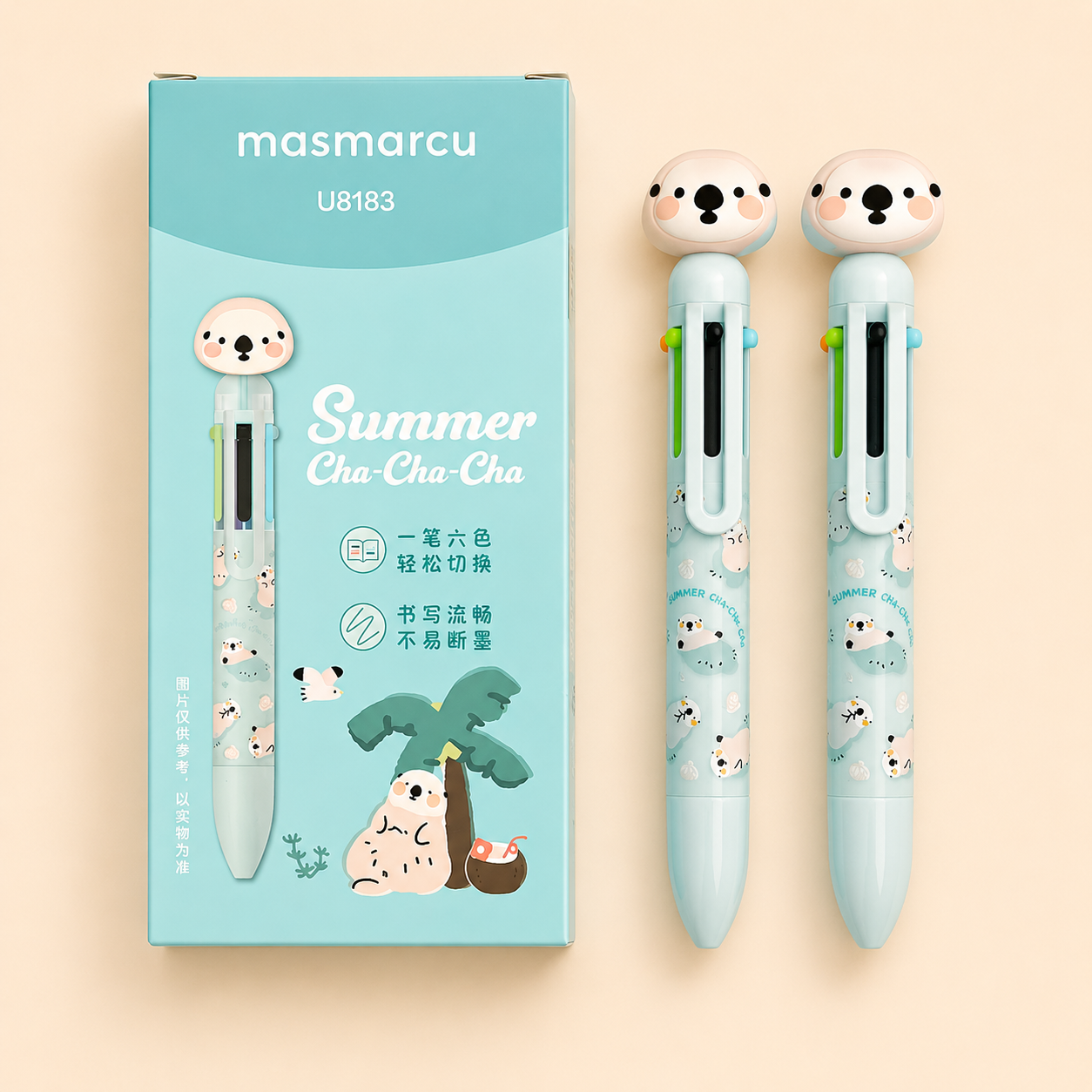 Stylo 6 couleurs – MASMARCU