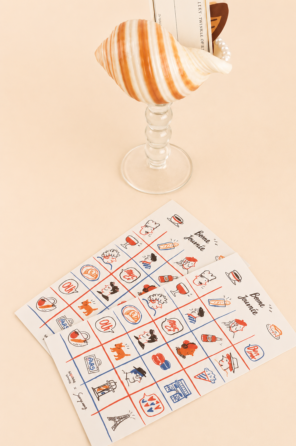 Stickers par SUN YiMeng × MAP × Square Studio– Collection Paris