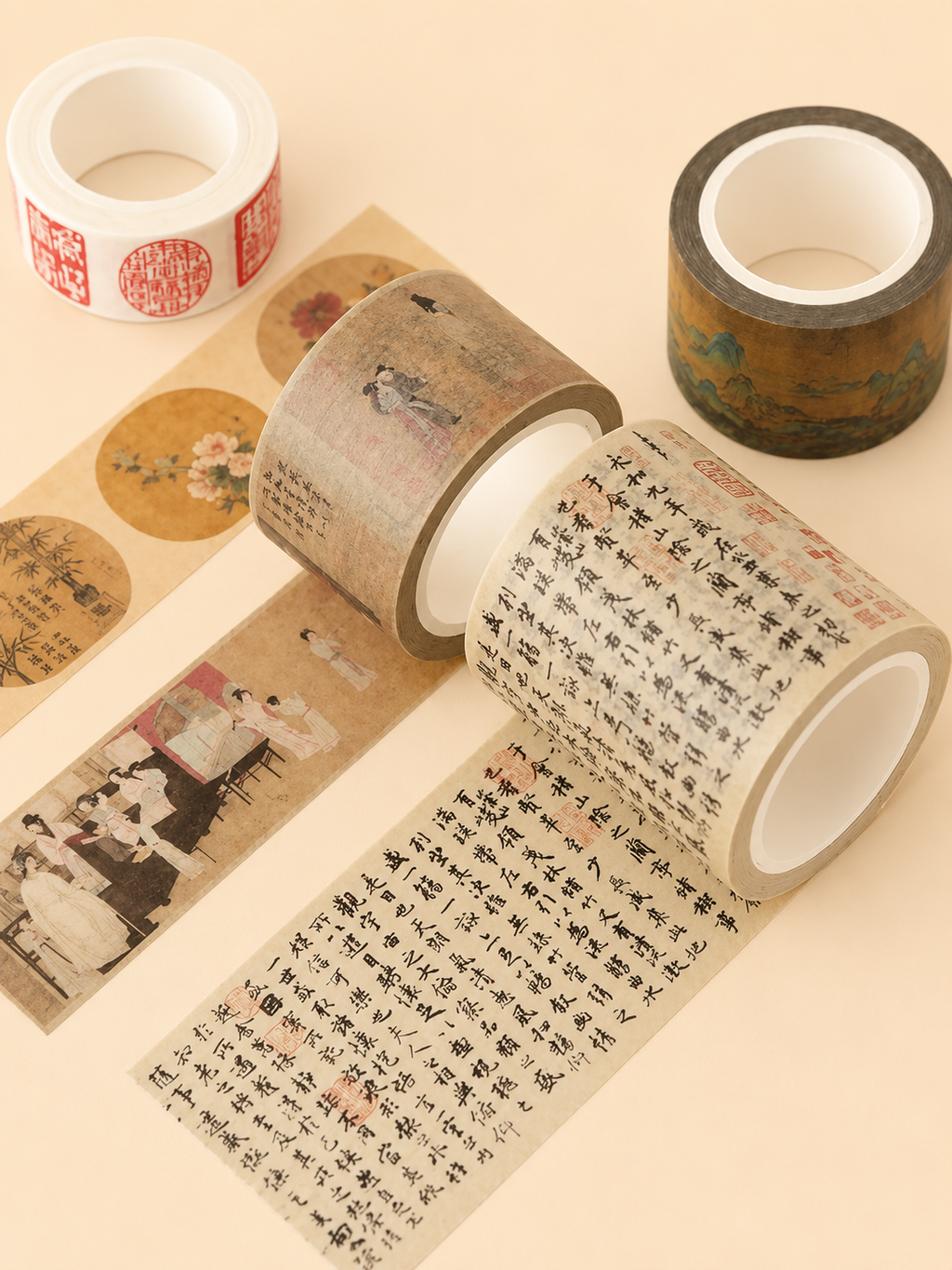 Ruban adhésif en papier – Style chinois
