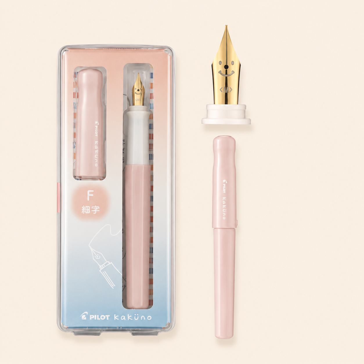Stylo plume PILOT Kakuno – Compatible avec cartouches d'encre