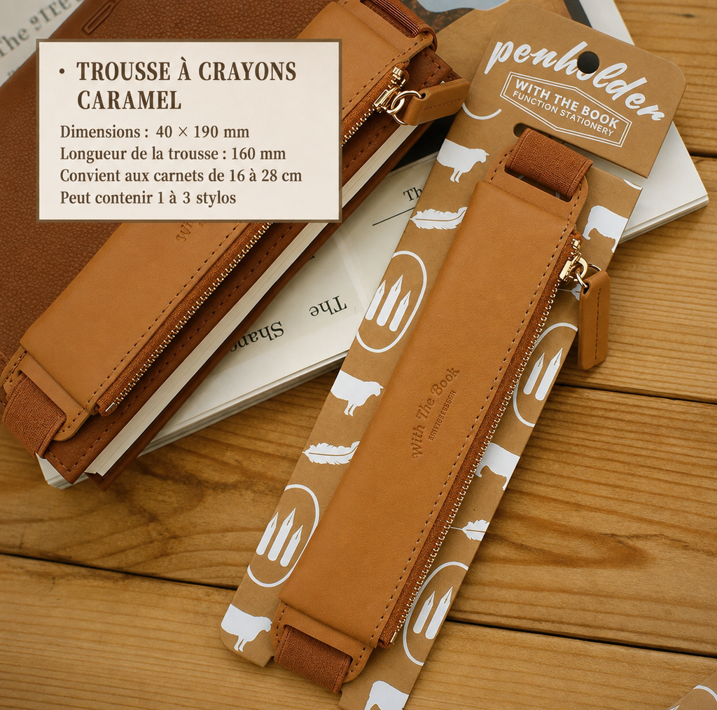 Trousse porte-stylos en cuir véritable – BENSTORE