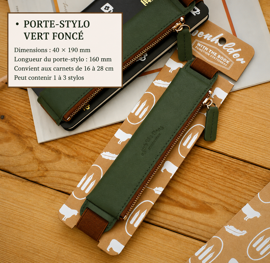 Trousse porte-stylos en cuir véritable – BENSTORE