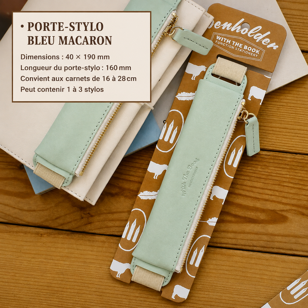 Trousse porte-stylos en cuir véritable – BENSTORE