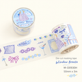 Ruban washi prédécoupé – Collection Brise du soir sur la Seine