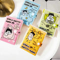 Carnet de poche A7 – “chien mignon au nez qui coule”, style puff