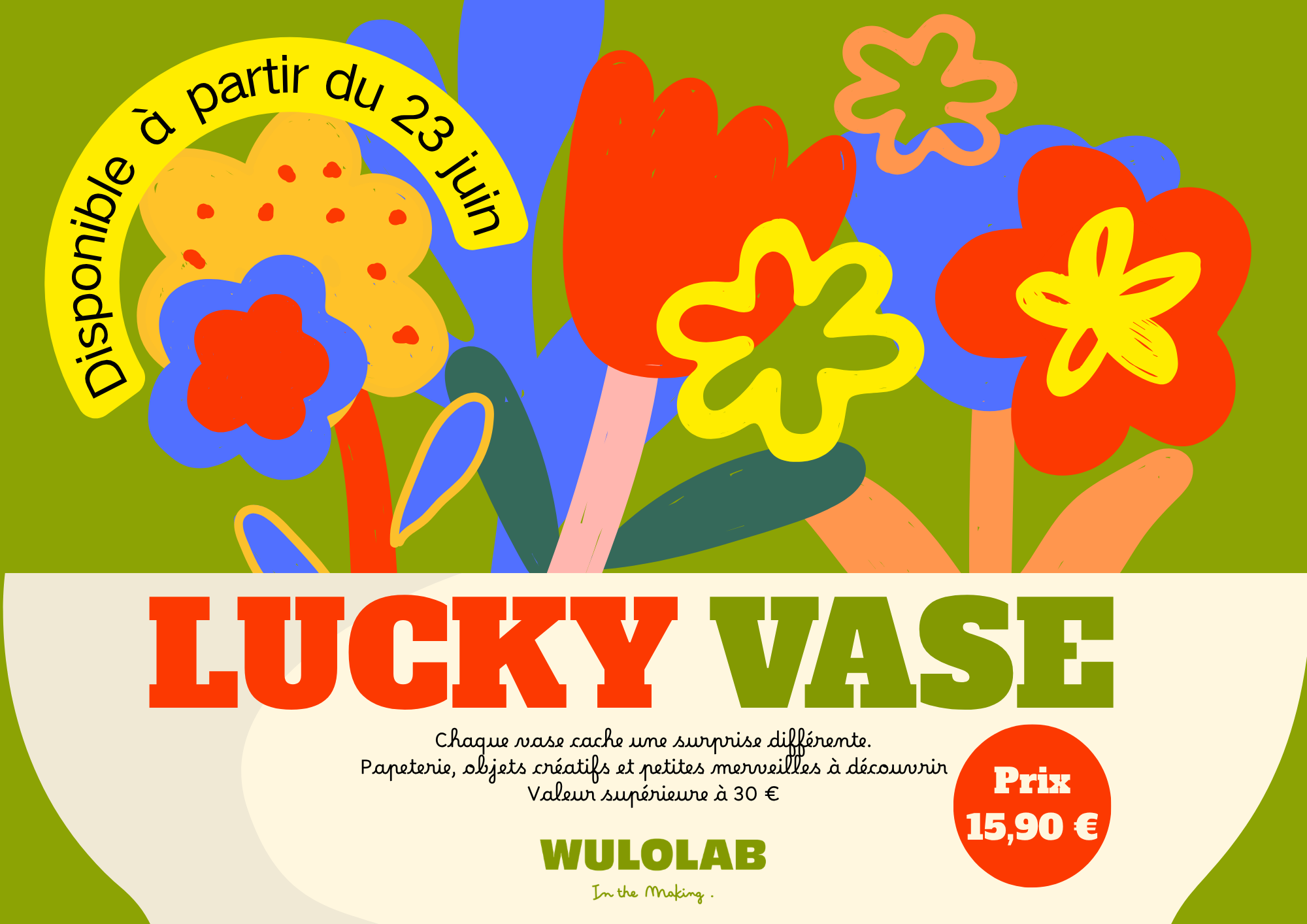 Lucky Vase – Boîte Surprise Créative