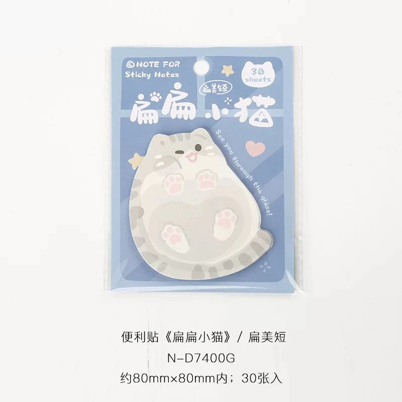 Post-it – Collection “chat tout plat”