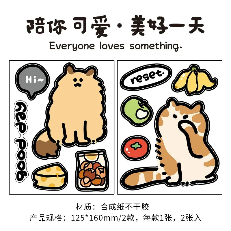 Stickers – Animaux mignons style cartoon
