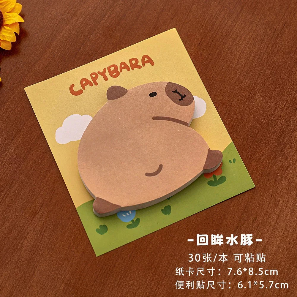 Post-it formes originales - Capybara