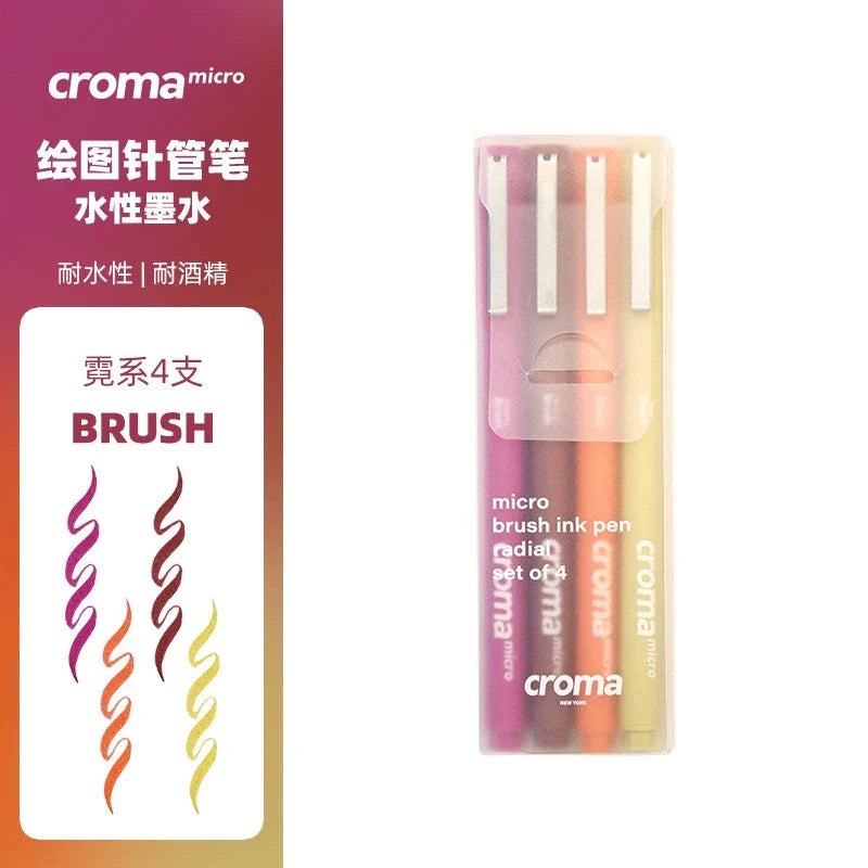 Set de stylos à pointe aiguille colorés – Croma