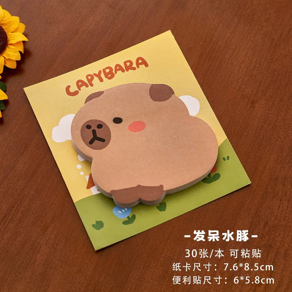 Post-it formes originales - Capybara