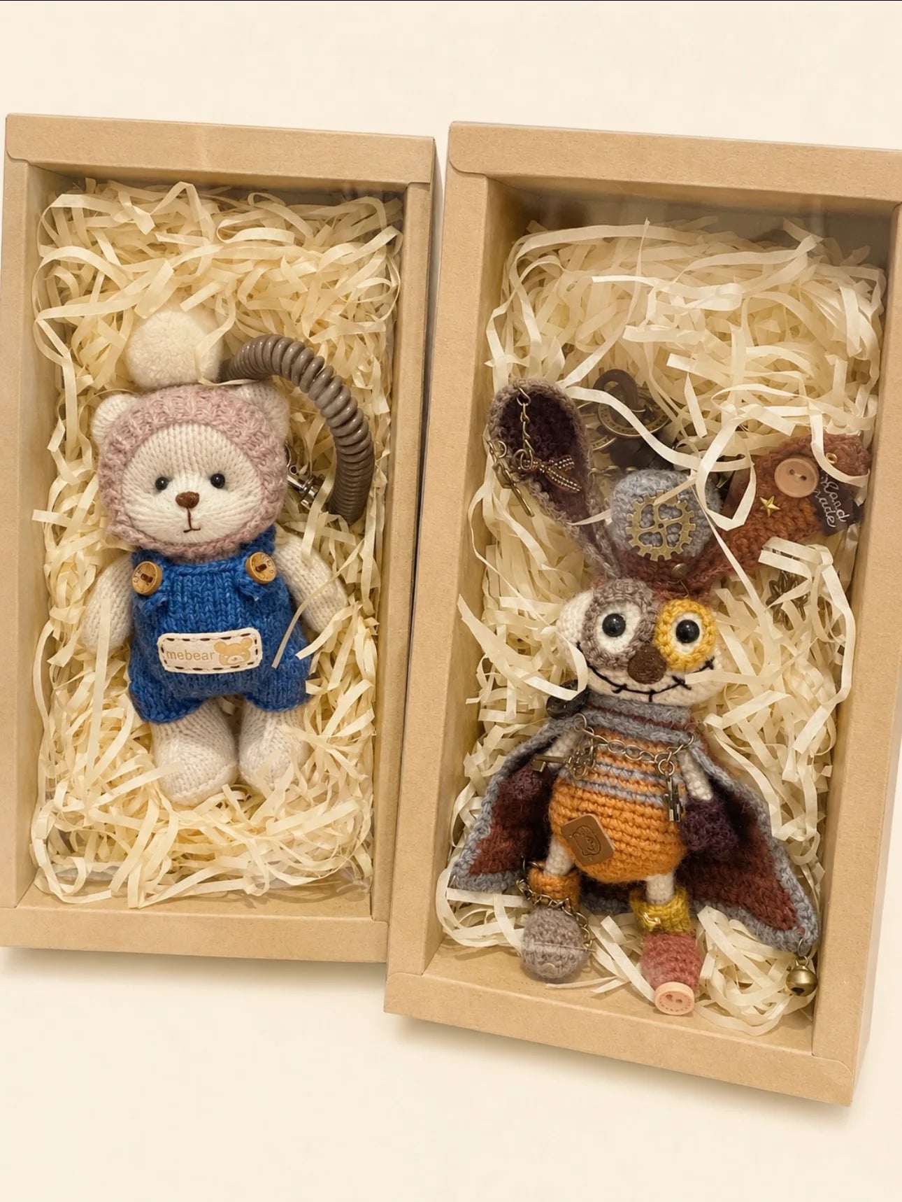 Coffret de poupées en tricot faites main – Création originale
