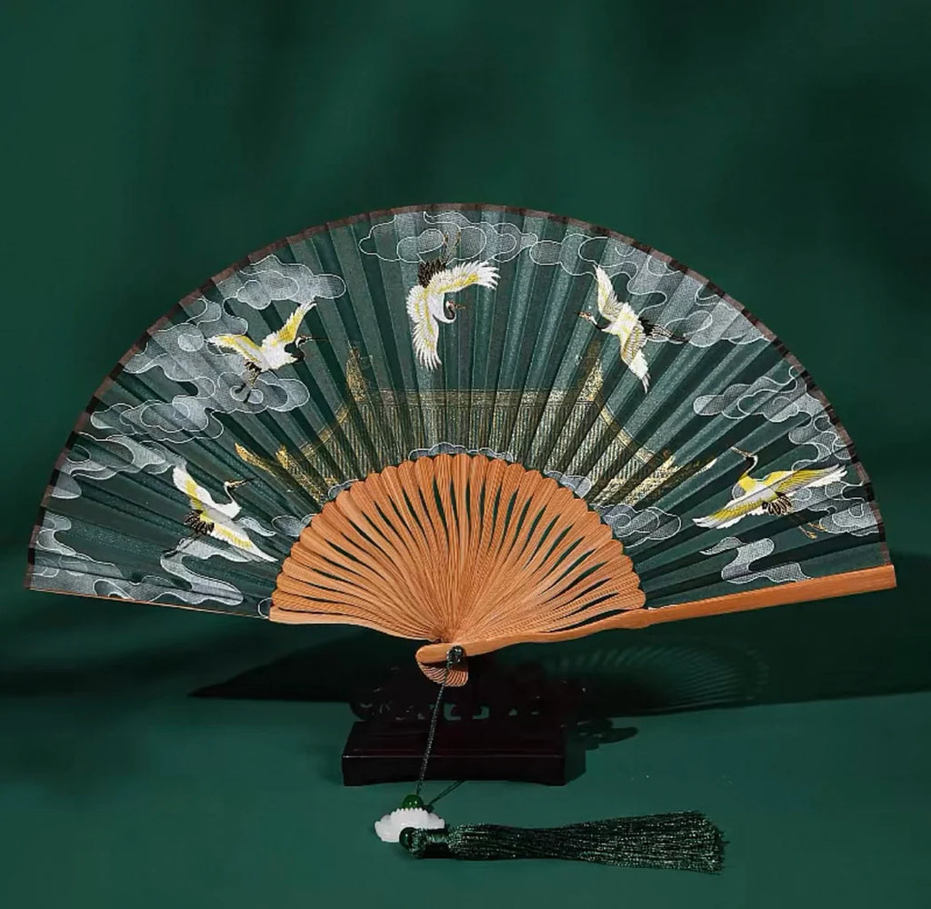 Éventail pliant – style traditionnel chinois