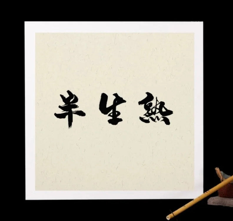 Papier Xuan – Jinghuitang, papier épais rond pour calligraphie et peinture