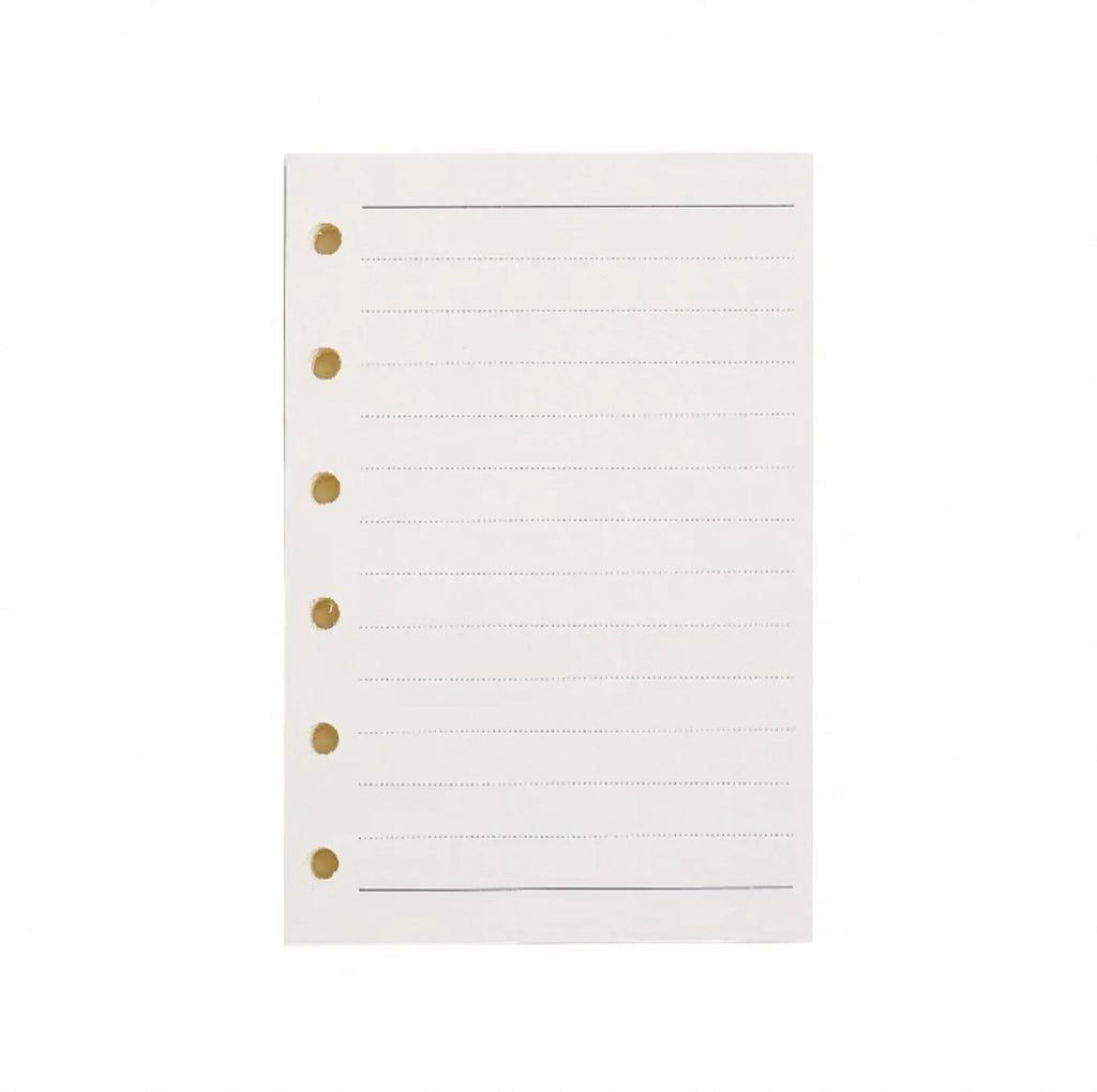 Recharges pour carnet – pages vierges, lignées, quadrillées et papier kraft