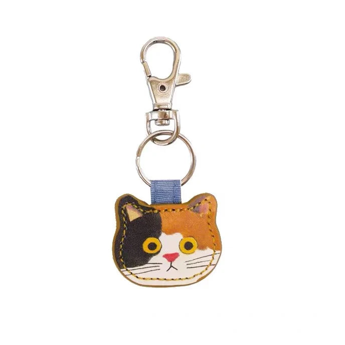 Porte-clés – ECOUTE, série petits chats (style japonais)