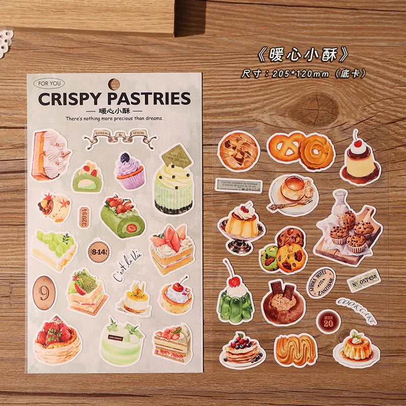Lot de stickers – Gourmandises, desserts et pains