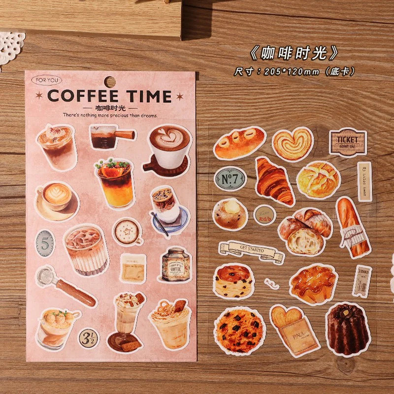 Lot de stickers – Gourmandises, desserts et pains