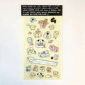 Lot de stickers – Petits animaux mignons style dopamine, effet holographique
