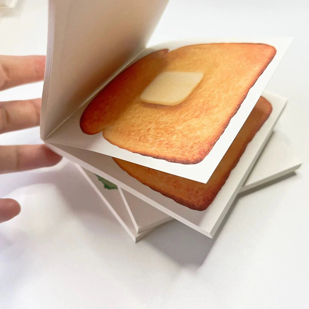Post-it – Nourriture, fond blanc