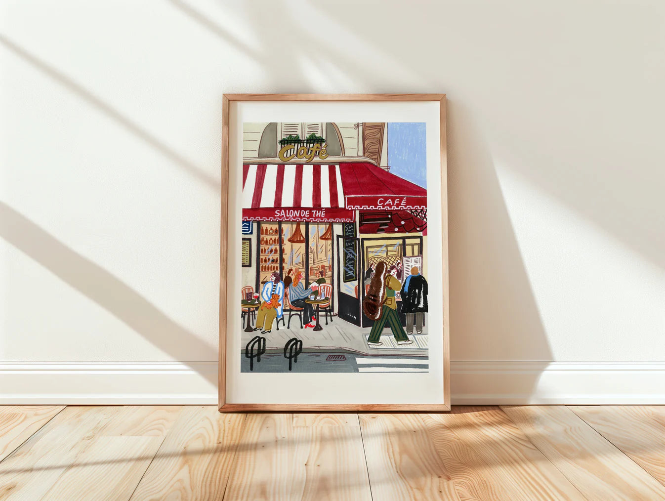 Affiche illustrée – Mengmeng Sun, série d’illustrations originales sur Paris