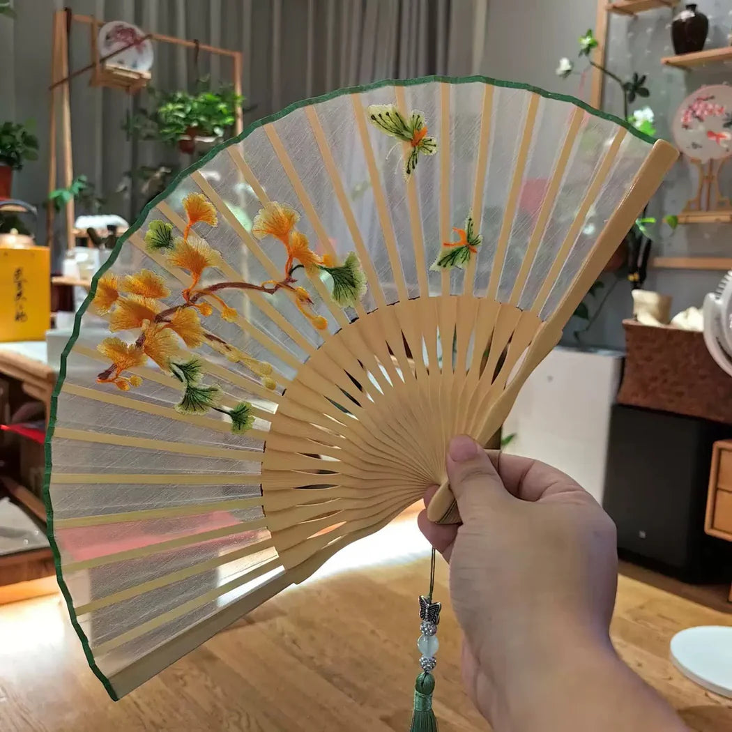 Éventail pliant – style traditionnel chinois