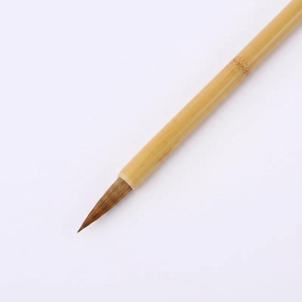 Pinceau de calligraphie – Liupintang, poils mixtes (loup et chèvre), pour écriture régulière et semi-cursive
