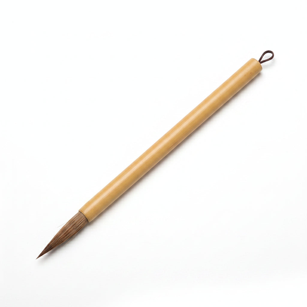 Pinceau de calligraphie – Liupintang, poils mixtes (loup et chèvre), pour écriture régulière et semi-cursive