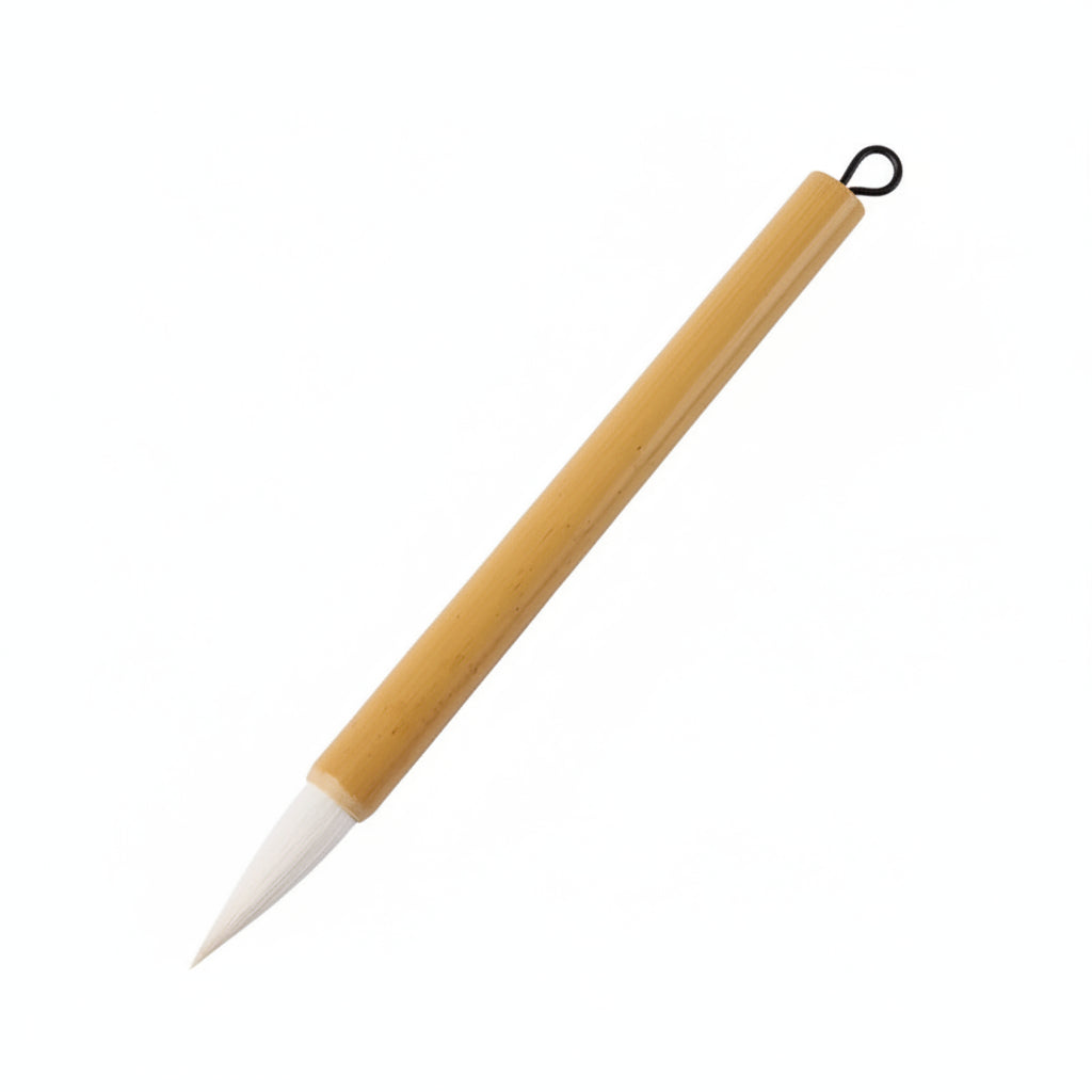 Pinceau de calligraphie – Liupintang, poils mixtes (loup et chèvre), pour écriture régulière et semi-cursive