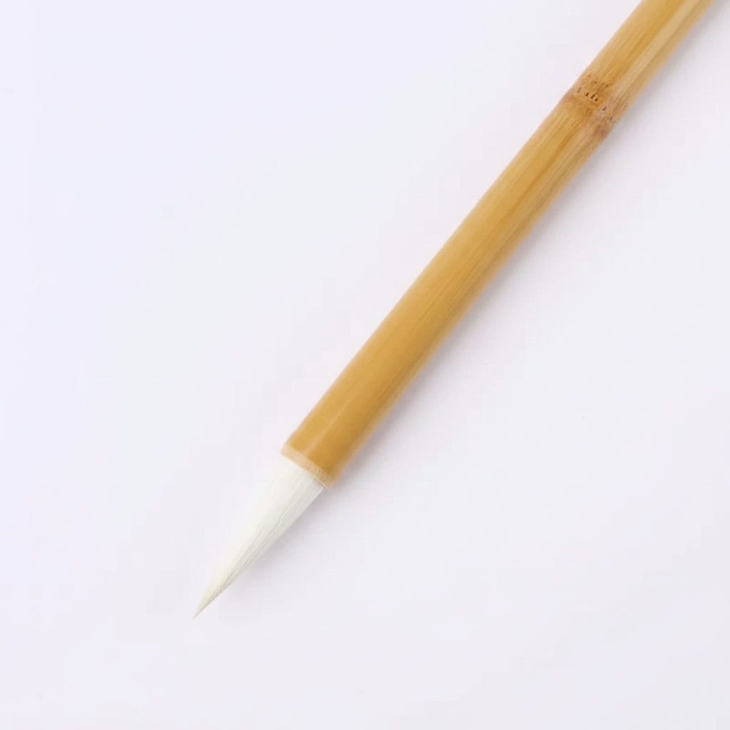 Pinceau de calligraphie – Liupintang, poils mixtes (loup et chèvre), pour écriture régulière et semi-cursive