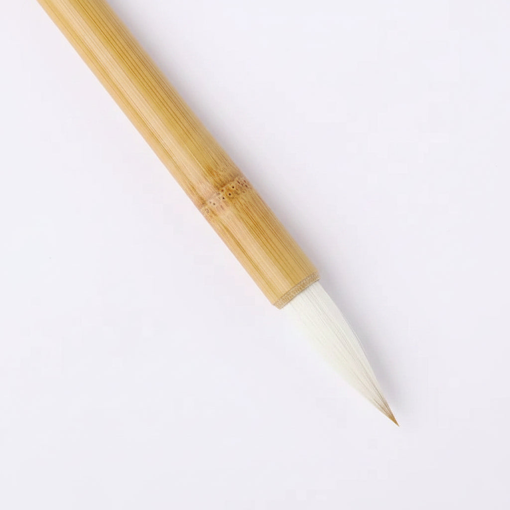 Pinceau de calligraphie – Liupintang, poils mixtes (loup et chèvre), pour écriture régulière et semi-cursive