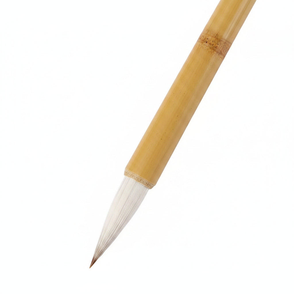 Pinceau de calligraphie – Liupintang, poils mixtes (loup et chèvre), pour écriture régulière et semi-cursive