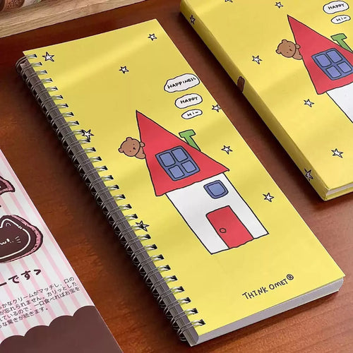 Carnet à spirale A6 – pages en couleur