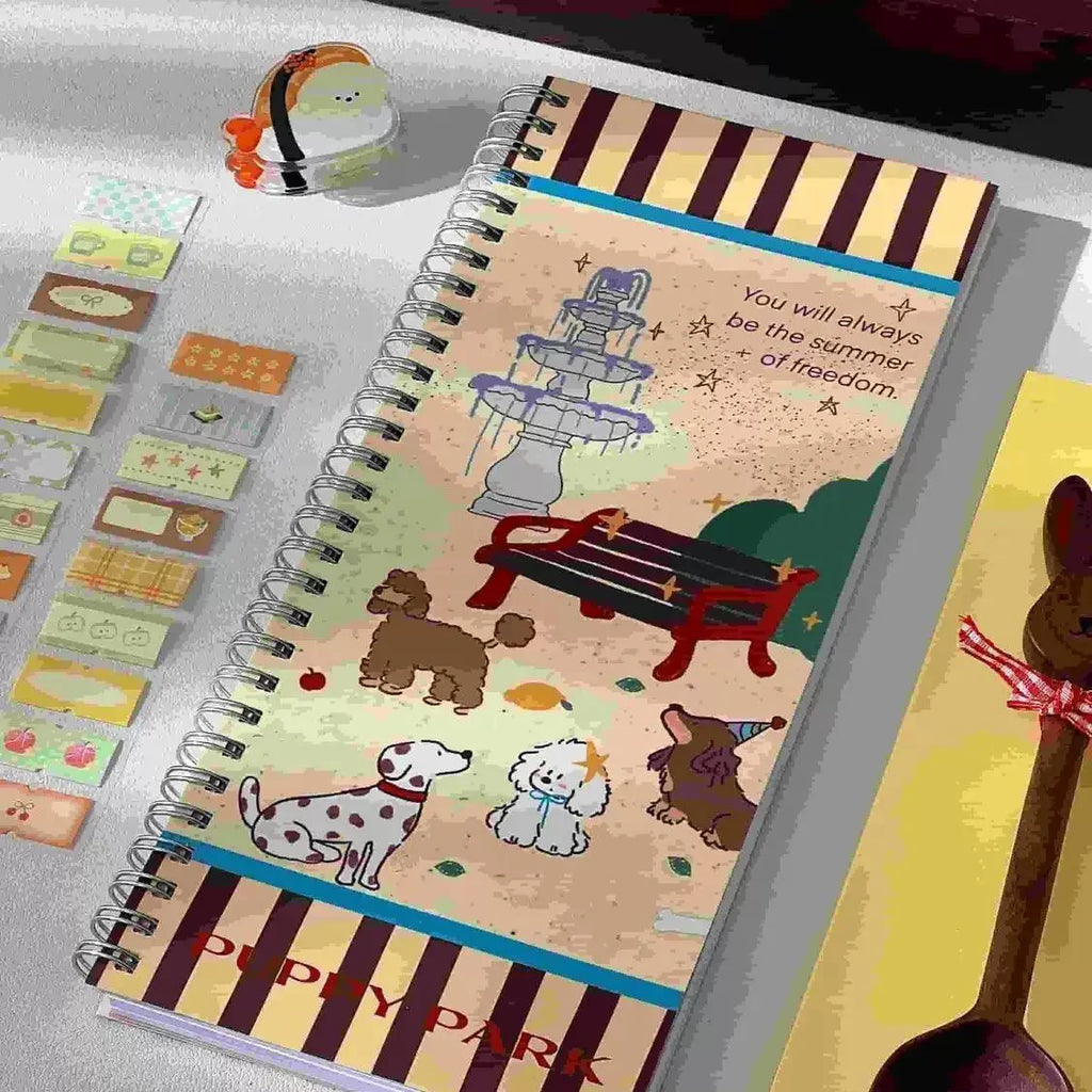 Carnet à spirale A6 – pages en couleur