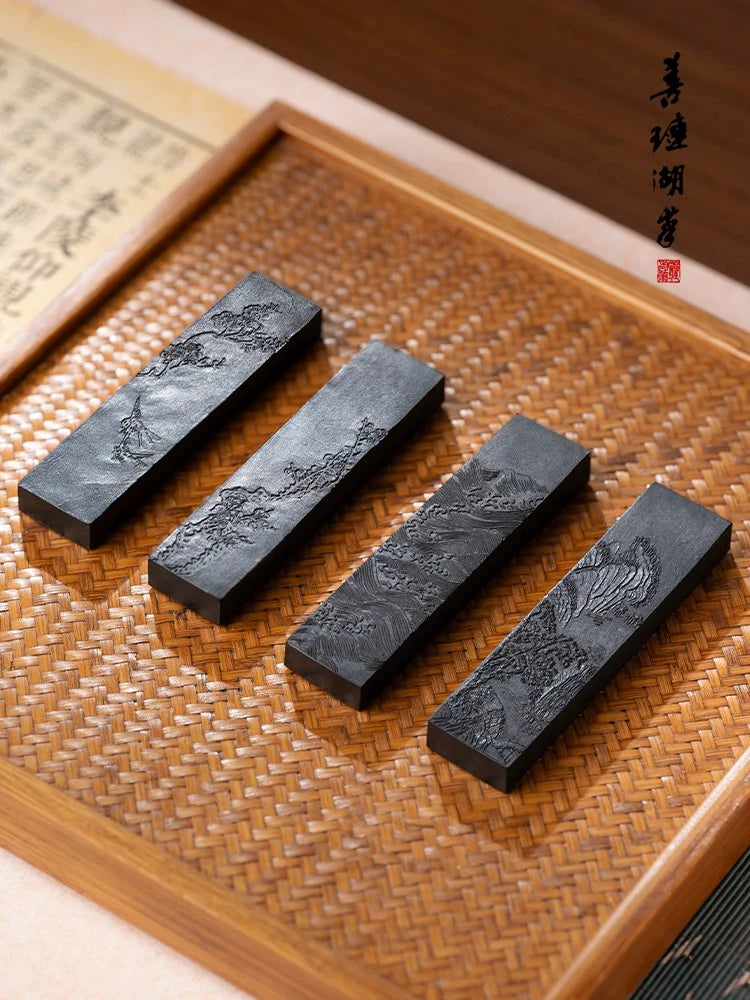 Bâton d’encre de Chine – Shanlian, encre de suie (huile de fumée)