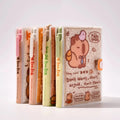Carnet de poche 72K – couverture souple effet peluche,  avec porte-stylo