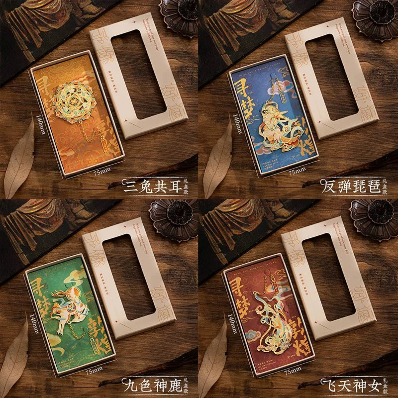 Coffret cadeau de marque-pages – série Dunhuang