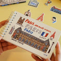 Carnet à spirale horizontal, pages en couleur – collaboration artiste Mengmeng Sun × Musée d’Orsay